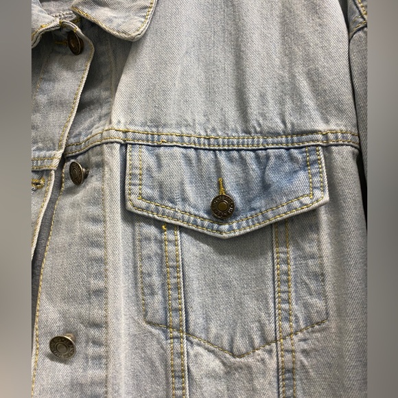 Washed denim jacket - Picture 3 of 7
